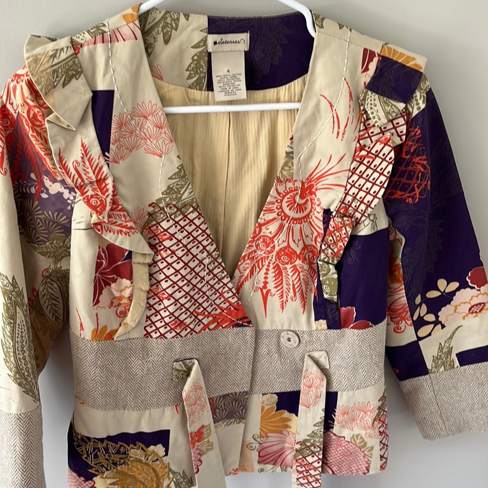 Anthropologie, Elevenses jacket.